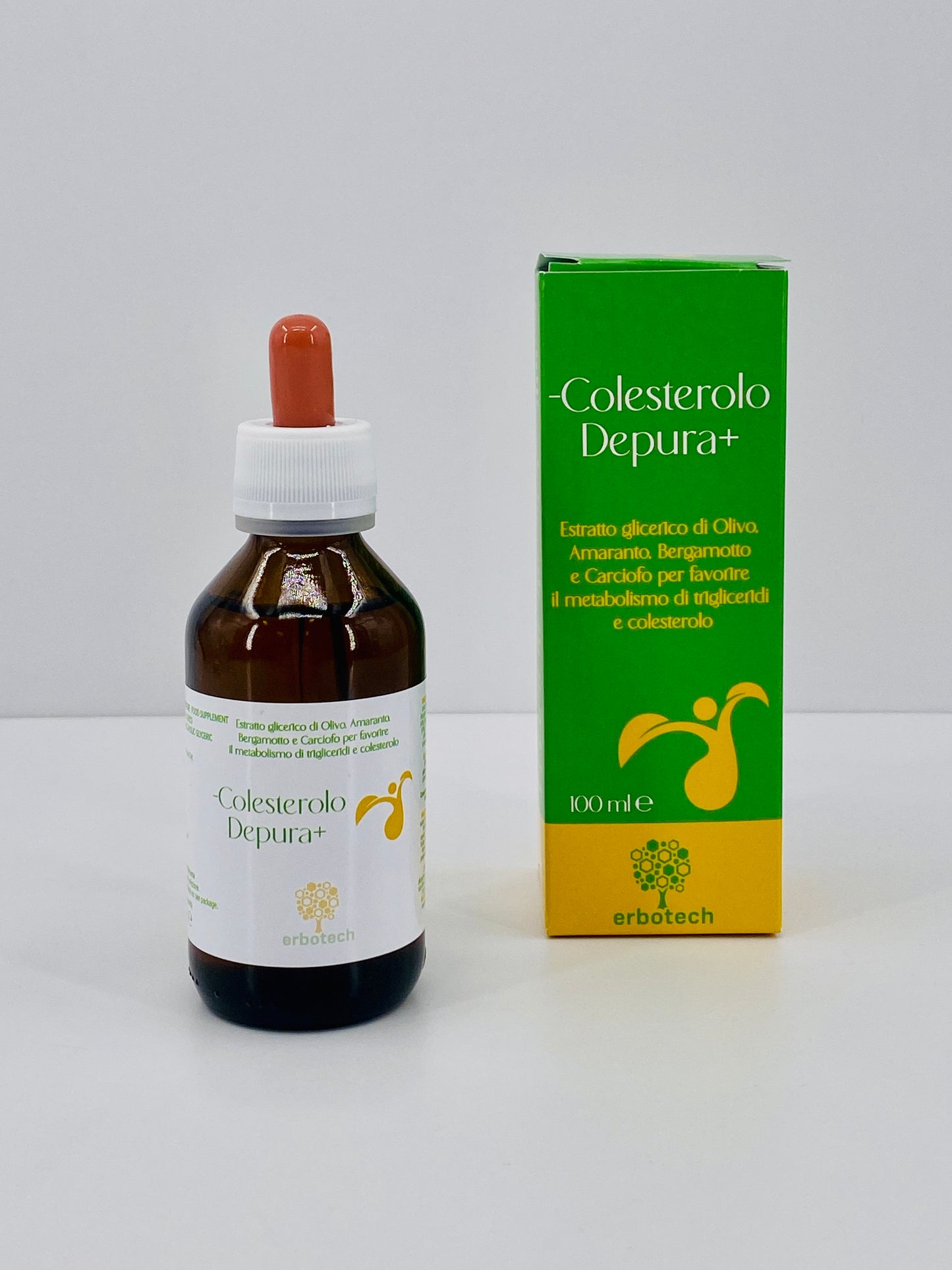 Tintura madre analcolica: -Colesterolo Depura+