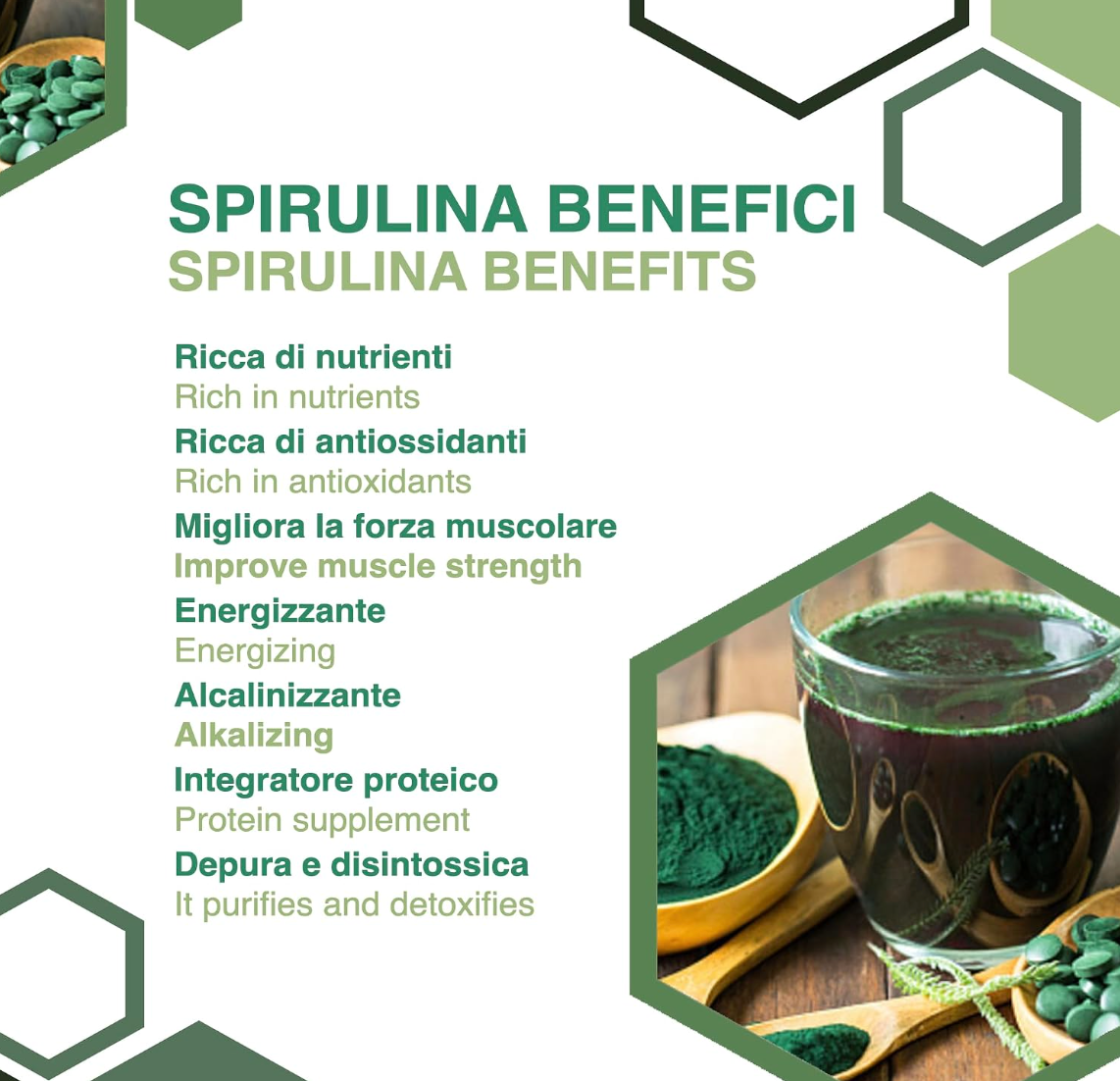 Spirulina BIO in polvere