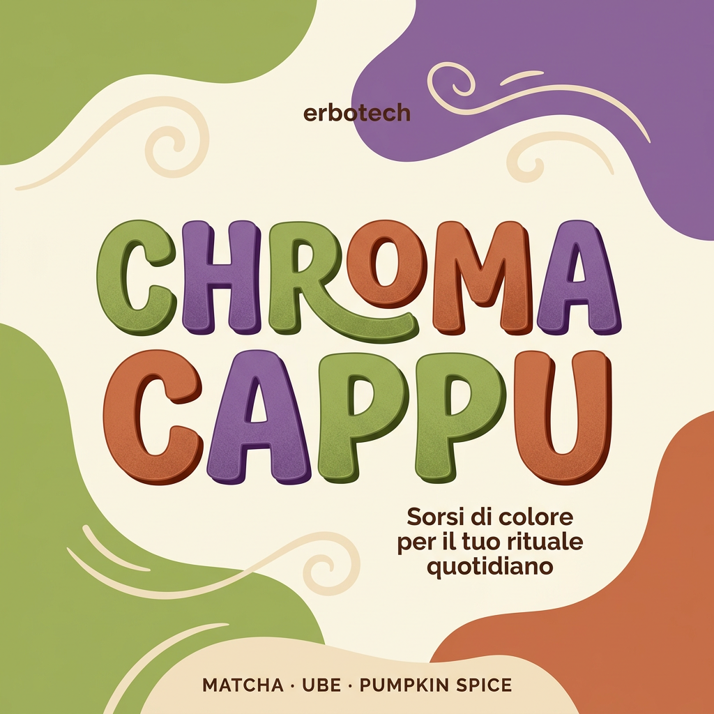 Grafica CHROMACAPPU con scritta accattivante